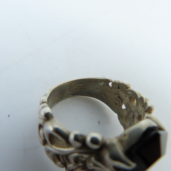 実際に弊社で買取させて頂いたJean Paul Gaultier/ジャンポールゴルチエ サイドアラベスクデザイン ストーンセット リング 16.5/19号 2点セットの画像 6枚目