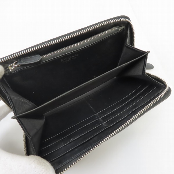 実際に弊社で買取させて頂いたBVLGARI/ブルガリ ラウンドジップ 長財布  MD B16 32587の画像 3枚目