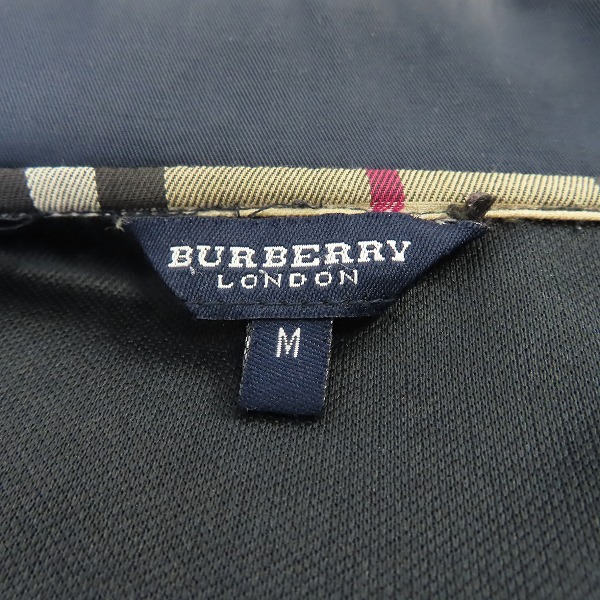 実際に弊社で買取させて頂いたBURBERRY LONDON/バーバリー・ロンドン ジップアップブルゾン/Mの画像 3枚目