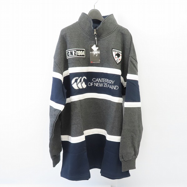 実際に弊社で買取させて頂いた【未使用】CANTERBURY/カンタベリー ビッグシルエット ジップアップ XL
