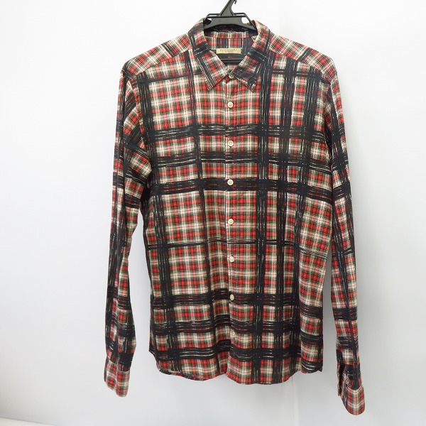 実際に弊社で買取させて頂いたBURBERRY BRIT/バーバリーブリット チェック 長袖シャツ/M