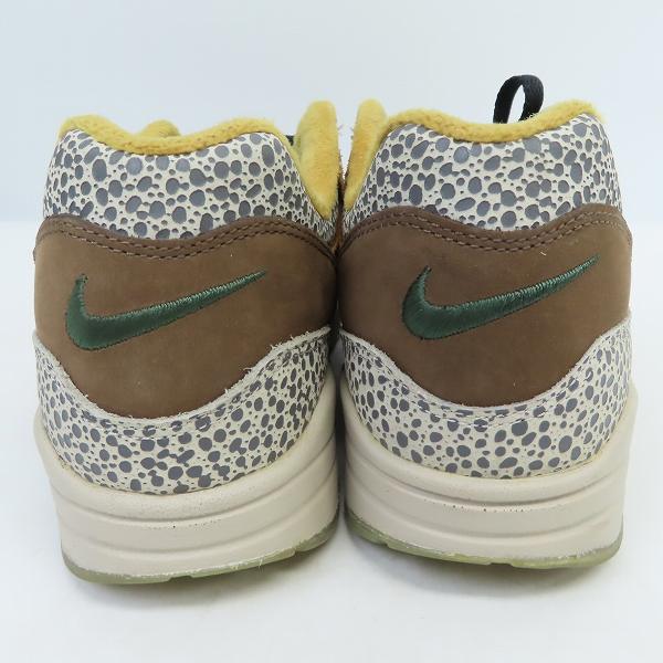 実際に弊社で買取させて頂いたNIKE/ナイキ AIR MAX 1 PREMIUM QS ATMOS/SAFARI" FLAX/KUMQUAT-CHESTNUT 665873-200/27の画像 1枚目