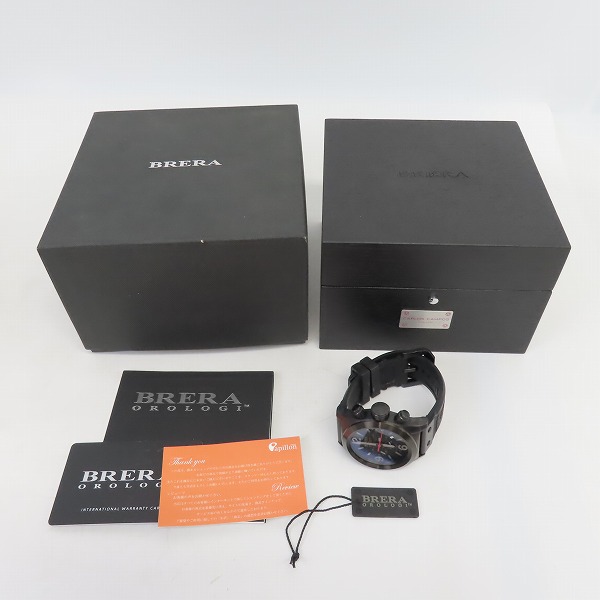 実際に弊社で買取させて頂いたBRERA OROLOGI/ブレラ オロロジ AC10 クロノグラフ 腕時計の画像 7枚目