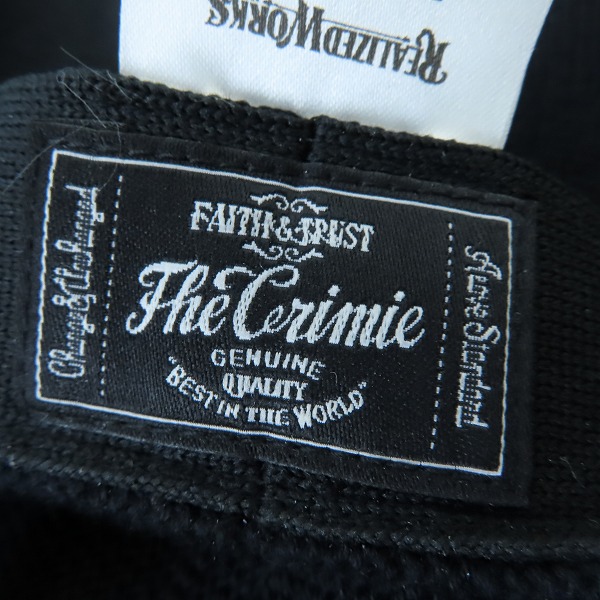実際に弊社で買取させて頂いたTHE CRIMIE/クライミー ベレー帽 ブラックの画像 4枚目