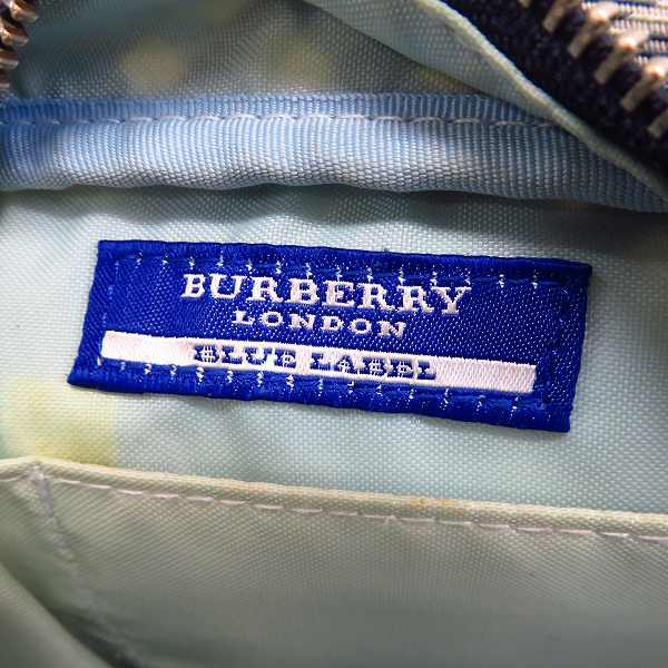 実際に弊社で買取させて頂いたBURBERRY BLUE LABEL/バーバリー ブルーレーベル ノバチェック ショルダーバッグの画像 5枚目
