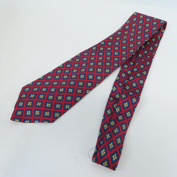 実際に弊社で買取させて頂いたChristian Dior/クリスチャンディオール/BURBERRY LONDON/バーバリーロンドン/FENDI/フェンディ他 総柄ネクタイ 4点セット　の画像 1枚目