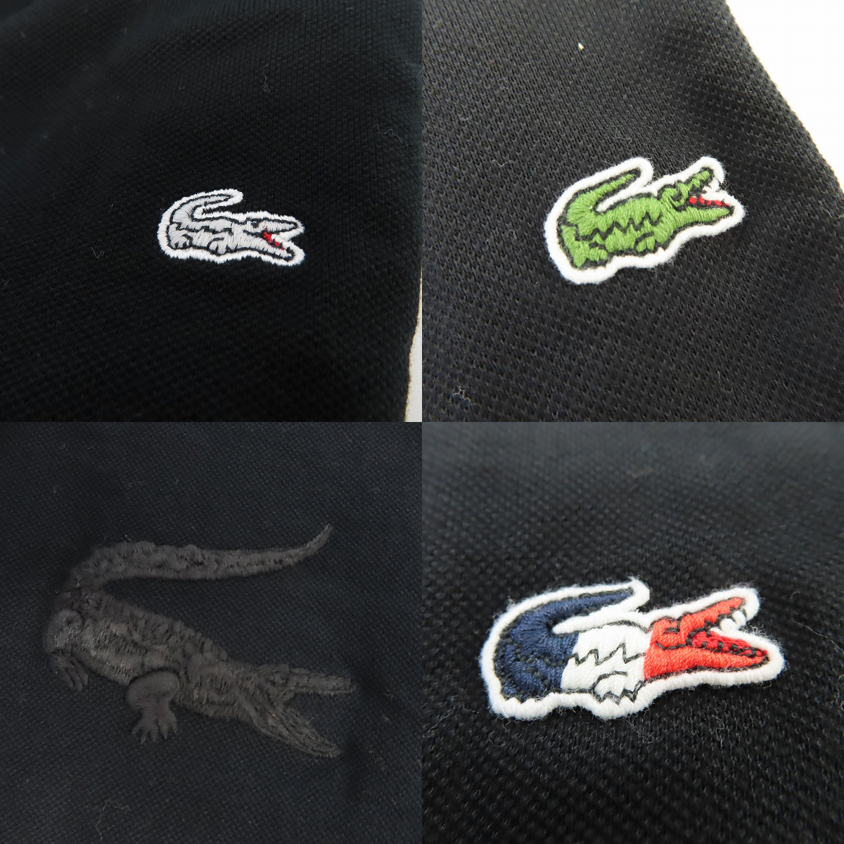 実際に弊社で買取させて頂いたLACOSTE/ラコステ ワンポイント ロゴ 半袖ポロシャツ 7点セットの画像 5枚目