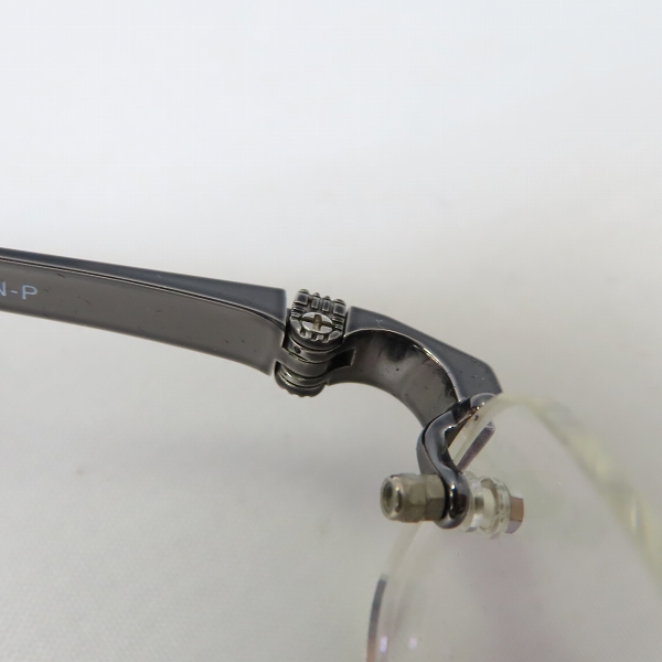 実際に弊社で買取させて頂いたBURBERRY/バーバリー 2ポイント メガネフレーム/アイウェア B-3521Jの画像 4枚目