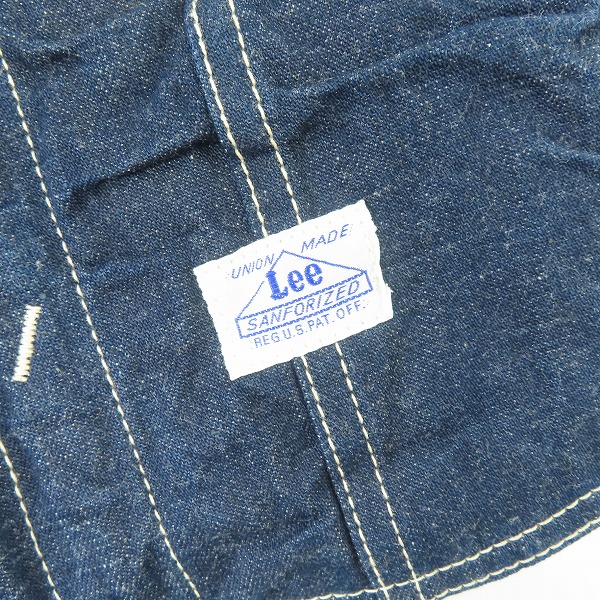 実際に弊社で買取させて頂いたLee×THE REAL McCOY’S/リー×リアルマッコイズ デニム オーバーオール 95665/30の画像 5枚目
