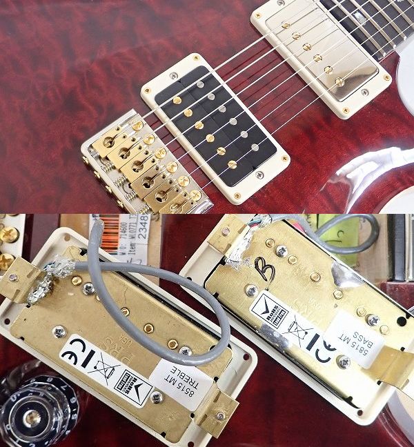 実際に弊社で買取させて頂いた★PRS/Paul Reed Smith/ポールリードスミス Wood Library CUSTOM 24-08 10 TOP 2016年製 ハードケース付き の画像 6枚目