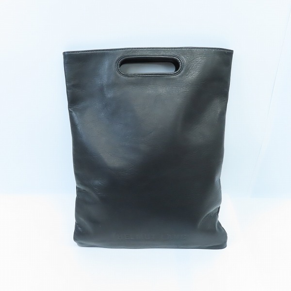 実際に弊社で買取させて頂いた【未使用】HELMUT LANG/ヘルムートラング フラット トートバッグ ブラック