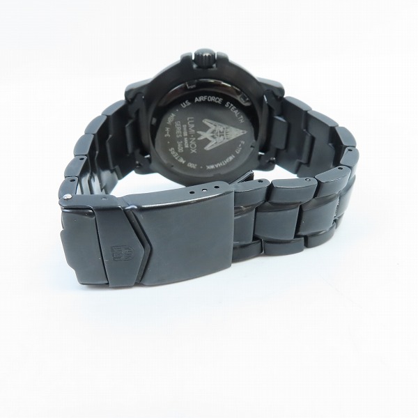 実際に弊社で買取させて頂いたLUMINOX /ルミノックス NIGHTHAWK/ナイトホーク F-117 3400の画像 2枚目