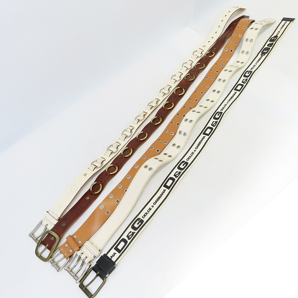 実際に弊社で買取させて頂いた【おまとめ10点↑】D&G/Ralph Lauren/BURBERRY/HTC ドルチェアンドガッバーナ/ラルフローレン/バーバリー等 ベルトの画像 2枚目