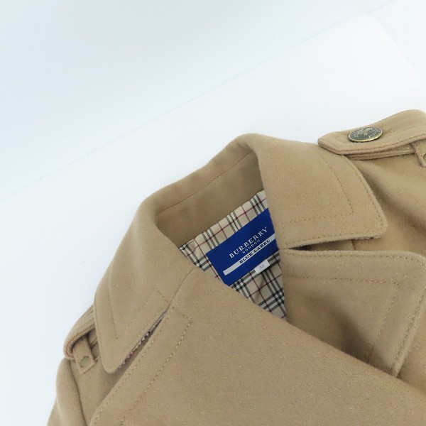実際に弊社で買取させて頂いたBURBERRY BLUE LABEL/バーバリーブルーレーベル メルトンショートコート FCF41-810-40/38の画像 6枚目
