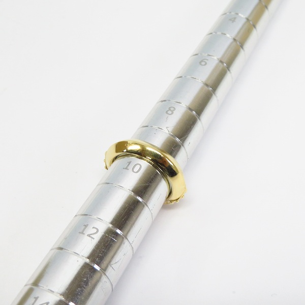 実際に弊社で買取させて頂いたDEAL DESIGN/ディールデザイン K18 マスカレードラインリング 10号の画像 8枚目