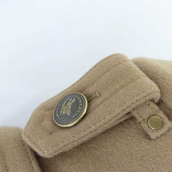 実際に弊社で買取させて頂いたBURBERRY BLUE LABEL/バーバリーブルーレーベル メルトンショートコート FCF41-810-40/38の画像 5枚目