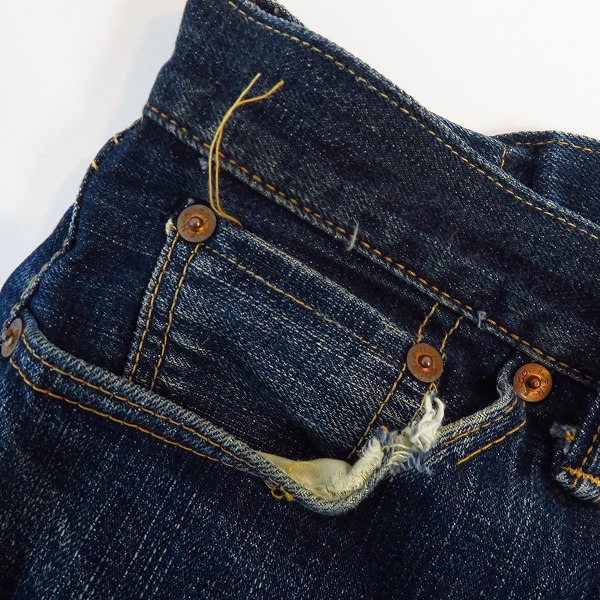 実際に弊社で買取させて頂いたTHE FLAT HEAD/フラットヘッド 5005XX デニムパンツ ストレート 32の画像 6枚目