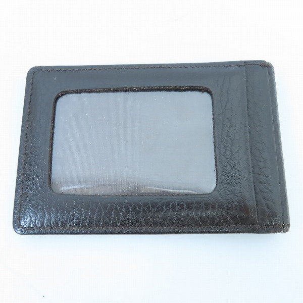 実際に弊社で買取させて頂いたBURBERRY/バーバリー チェック柄/レザー パスケースの画像 1枚目