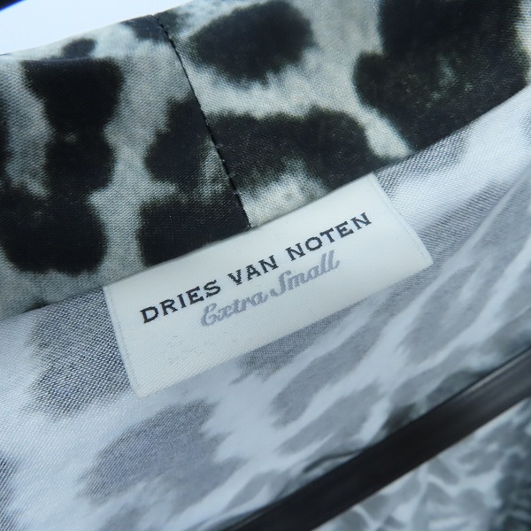 実際に弊社で買取させて頂いたDRIES VAN NOTEN/ドリスヴァンノッテン レオパードジャケット/コート/XSの画像 3枚目