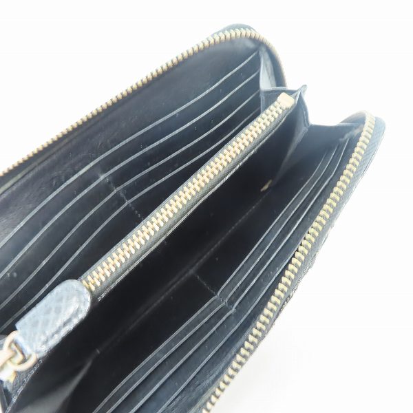 実際に弊社で買取させて頂いたDEAL DESIGN/ディールデザイン ラウンドジップ ウォレット パイソンレザーの画像 3枚目