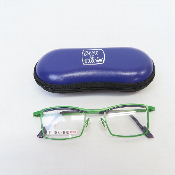実際に弊社で買取させて頂いたAnne et Valentin/アンバレンタイン 眼鏡/メガネフレーム LINK A17の画像 9枚目