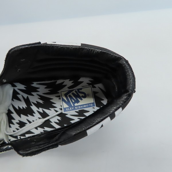 実際に弊社で買取させて頂いた【未使用】VANS/バンズ SK8-Hi Reissue ELEY KISHIMOTO/スケートハイ イーリーキシモト スニーカー VN-0ZA0GHN/US9の画像 4枚目