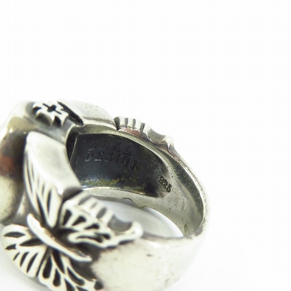 実際に弊社で買取させて頂いたDEAL DESIGN/ディールデザイン ブラックオニキス バタフライリング 15号の画像 5枚目