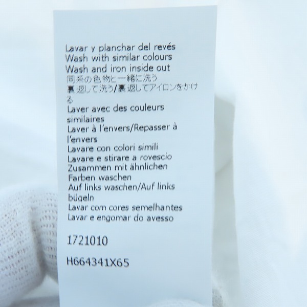 実際に弊社で買取させて頂いたLOEWE/ロエベ 21SS ブルームーンプリント バックロゴ刺繍Tシャツ H664341X65/XSの画像 4枚目