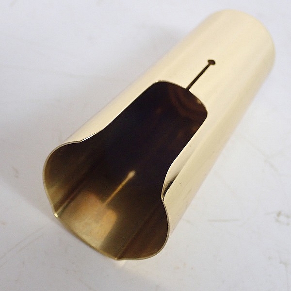 実際に弊社で買取させて頂いた【美品】H.SELMER/セルマー アルトサックス用 マウスピースキャップ ゴールドの画像 2枚目