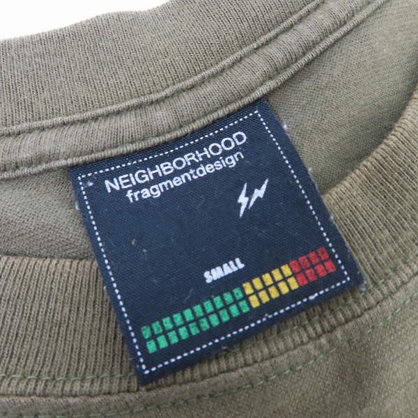 実際に弊社で買取させて頂いたNEIGHBORHOOD×FRAGMENT DESIGN/ネイバーフッド×フラグメントデザイン FR TEE NAVY FRNHT-02 Sの画像 2枚目