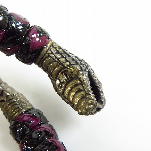 実際に弊社で買取させて頂いた【ギャラ付き】Leathers and Treasures/レザーズ＆トレジャーズ スネークバングル/ブレスレットの画像 2枚目