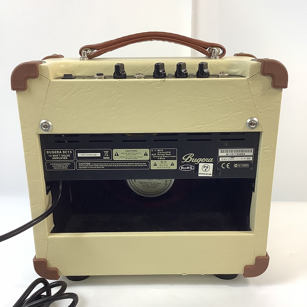 実際に弊社で買取させて頂いた★BUGERA/ブゲラ BC15 15W VALVE AMPLIFIER 真空管 ギターアンプ コンボアンプの画像 5枚目
