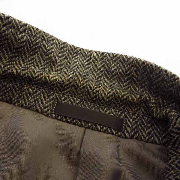 実際に弊社で買取させて頂いたburberrys/バーバリーズ ヘリンボーン ウールテーラードジャケット/AB5の画像 6枚目