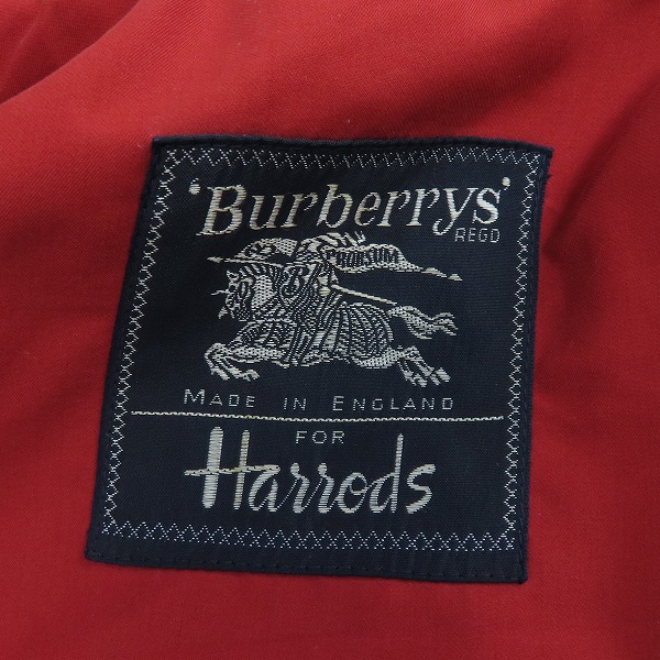 実際に弊社で買取させて頂いた【難有り】Burberrys/バーバリー Harrods別注 中綿 ジャケットの画像 3枚目
