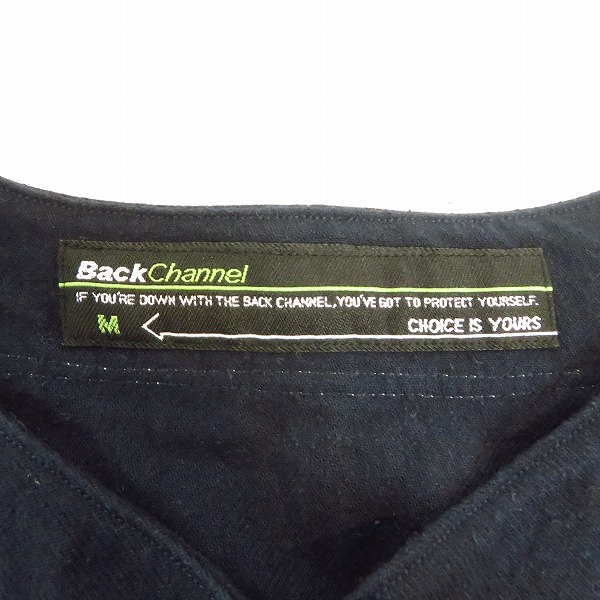 実際に弊社で買取させて頂いたBackChannel/バックチャンネル ベースボールシャツ Mの画像 2枚目