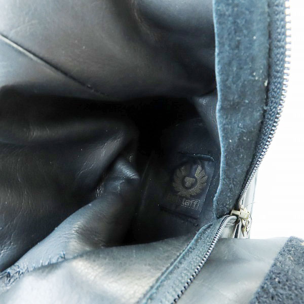 実際に弊社で買取させて頂いたBELSTAFF/ベルスタッフ GLEN VINE HIGH BOOTS/ロングブーツ レザー×ワックスコットン/42の画像 4枚目