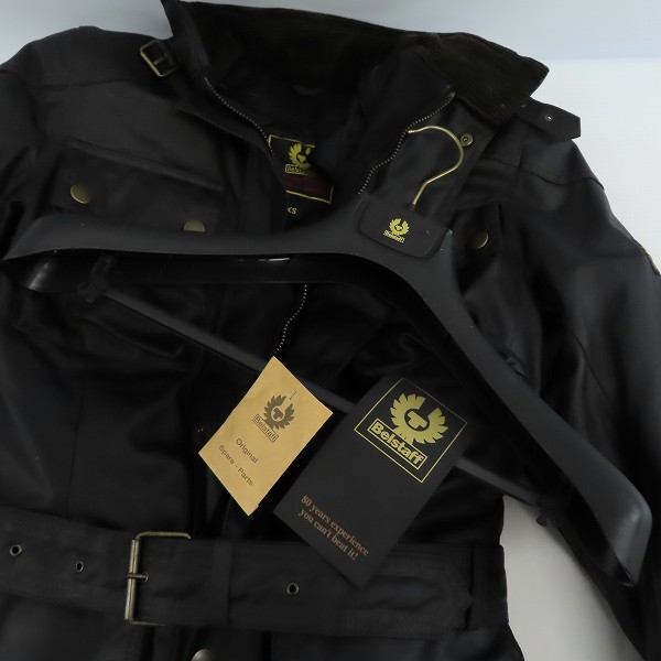 実際に弊社で買取させて頂いたBELSTAFF/ベルスタッフ トライアルマスター ワックスコットンジャケット/XSの画像 8枚目
