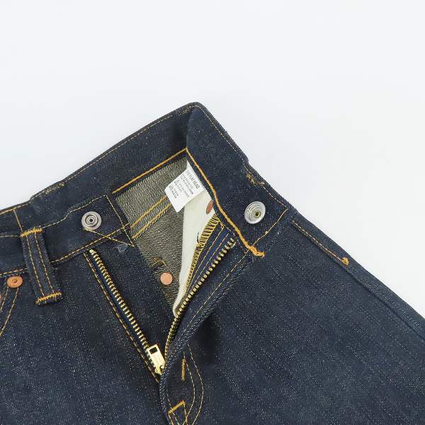 実際に弊社で買取させて頂いた【未使用】THE FLAT HEAD/フラットヘッド 3005B キッズ ストレート デニムパンツ W3の画像 5枚目