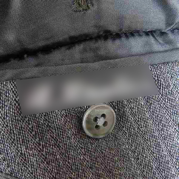 実際に弊社で買取させて頂いたBURBERRYS/バーバリーズ ウール シャドーストライプ 2P ダブル スーツ グレー AB7の画像 7枚目