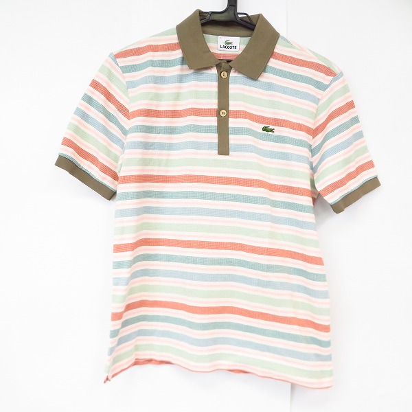 実際に弊社で買取させて頂いた【未使用】LACOSTE/ラコステ ポロシャツ ボーダー/2