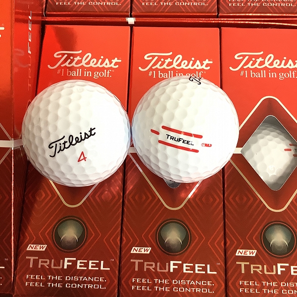 実際に弊社で買取させて頂いた【未使用】Titleist/タイトリスト TRUFEEL ホワイト ゴルフボール 2ダースの画像 1枚目