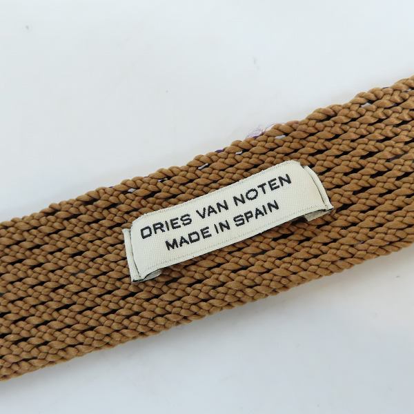 実際に弊社で買取させて頂いたDRIES VAN NOTEN/ドリスヴァンノッテン ネクタイの画像 1枚目