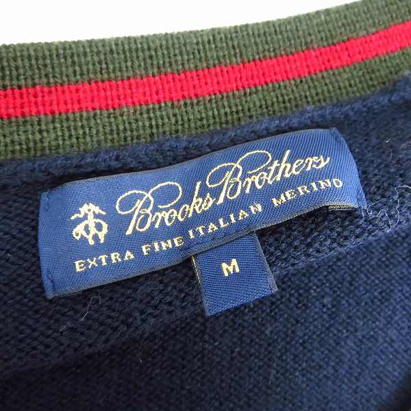 実際に弊社で買取させて頂いたBrooks Brothers/ブルックスブラザーズ Vネックカーディガン/Mの画像 2枚目