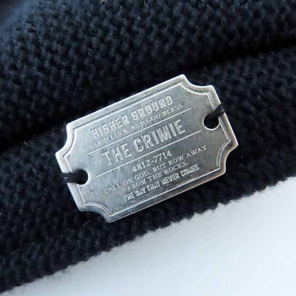実際に弊社で買取させて頂いたTHE CRIMIE/クライミー ベレー帽 ブラックの画像 6枚目