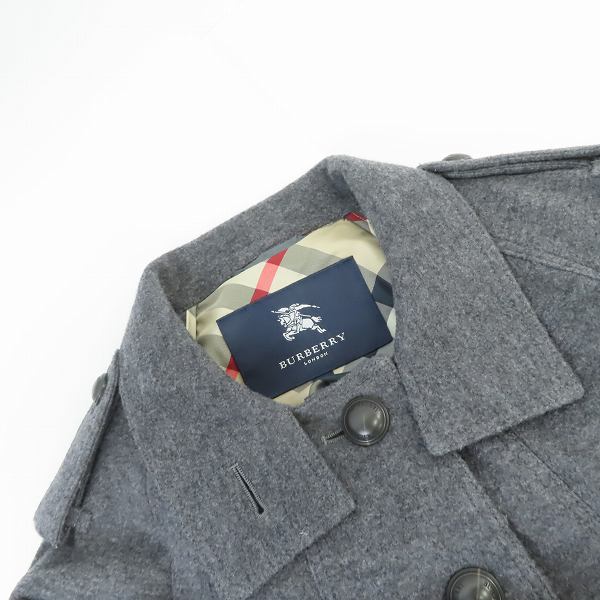 実際に弊社で買取させて頂いたBurberry/バーバリー ショート丈ピーコート/40の画像 5枚目