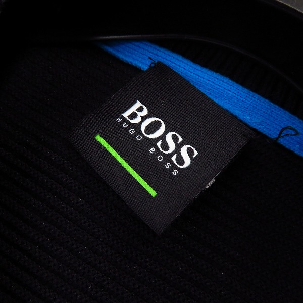 実際に弊社で買取させて頂いたHUGO BOSS/ヒューゴ ボス ジップアップ ジャケット ブラック/Mの画像 2枚目