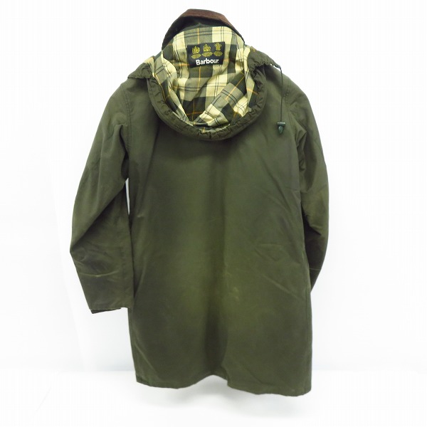 実際に弊社で買取させて頂いたBARBOUR/バブアー オイルドジャケットコート コーデュロイ襟 1502121/34の画像 1枚目