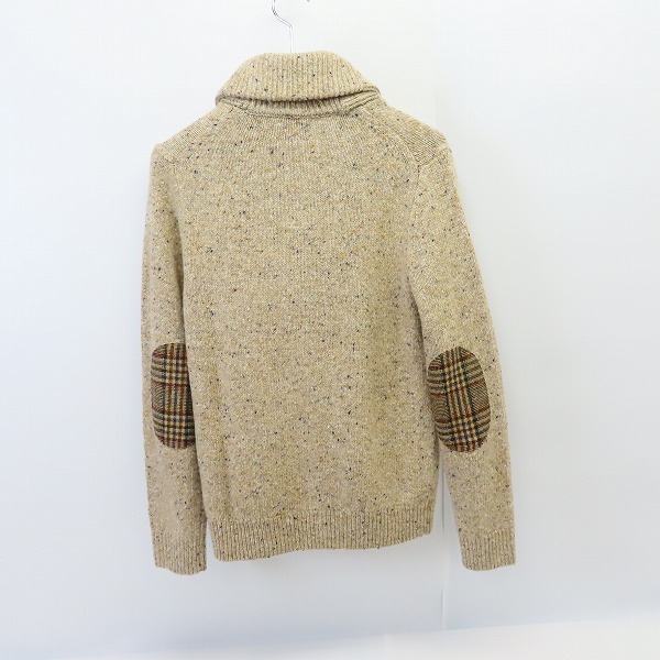 実際に弊社で買取させて頂いた【未使用】BROOKS BROTHERS/ブルックスブラザーズ  ウール/ナイロンブレンド ドネガル ショールカラーカーディガン/Sの画像 1枚目