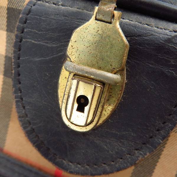実際に弊社で買取させて頂いたBurberrys/バーバリーズ ノバチェック ボストンバッグの画像 8枚目
