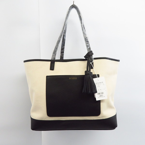 実際に弊社で買取させて頂いた【未使用】MACKINTOSH PHILOSOPHY/マッキントッシュ フィロソフィー レザー×キャンバス トートバッグ　H5110-506